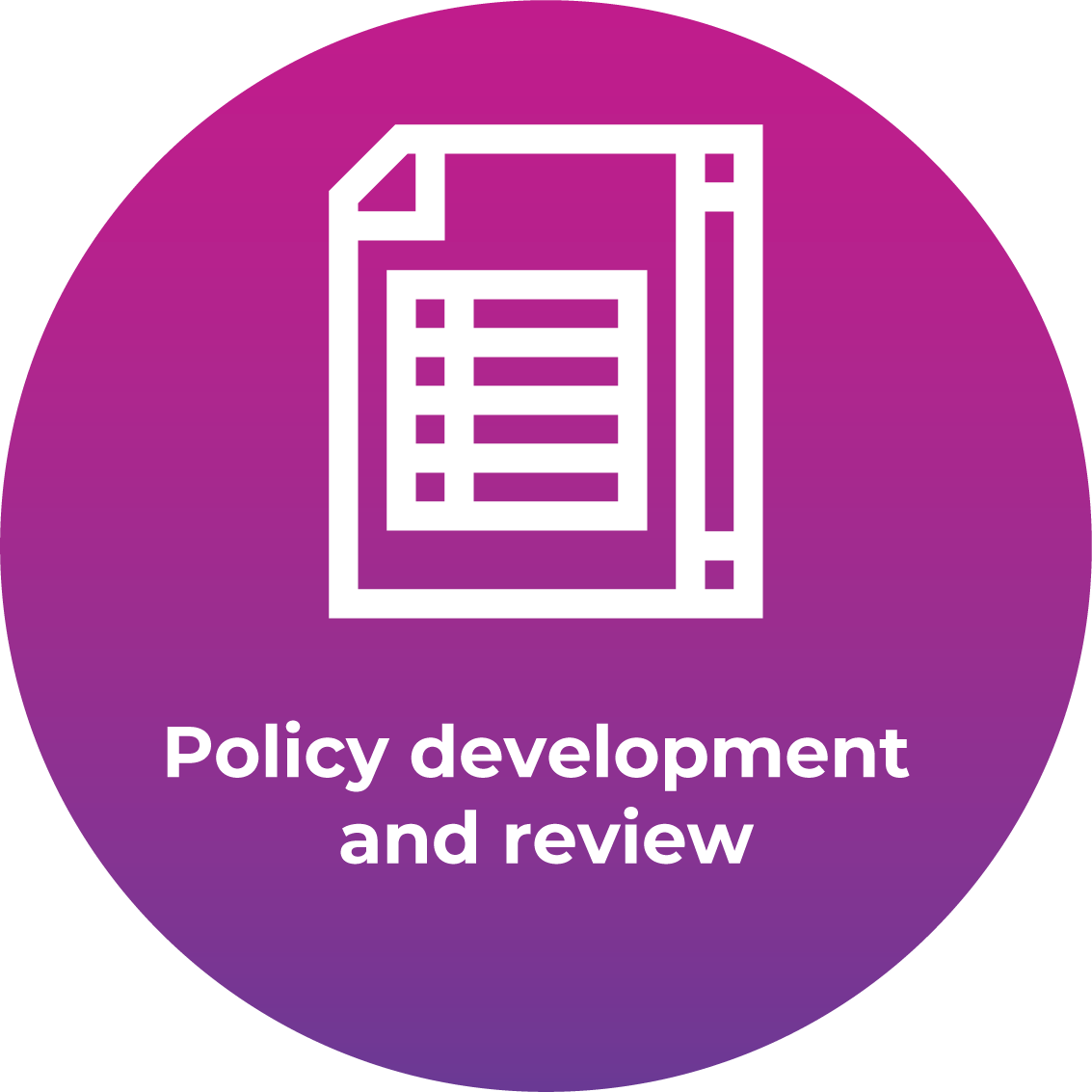 Our Services Home Page Icon Policy Developments